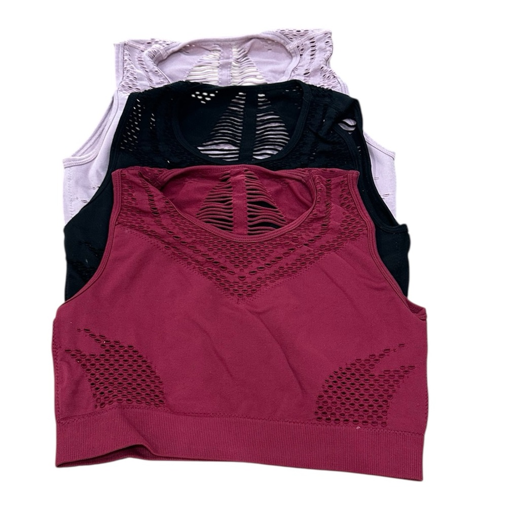 Three (3) SAVVI Tahiti Sports Bra Size M - Picture 1 of 9